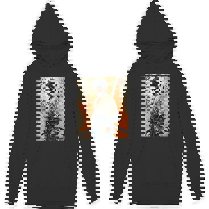 Vintage African Samurai Afro American Bushido Warrior Katana Hoodie Vintage African Samurai Afro American Bushido Warrior Katana Hoodie