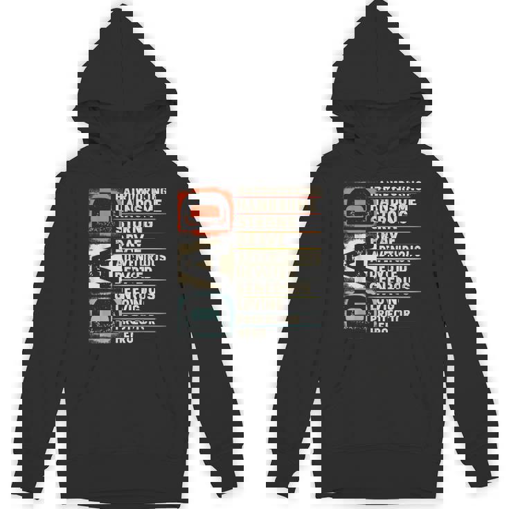 Vintage Definition Of Dad Retro Meme Joke Father's Day Hoodie