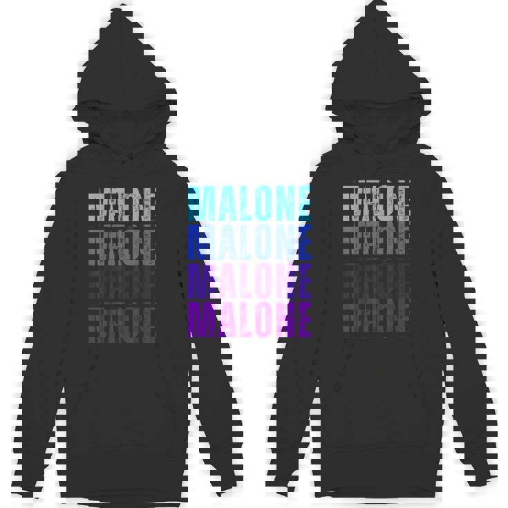 Vintage Malone Personalized Name I Love Malone Hoodie