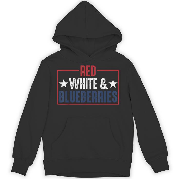 Vintage Red White And Blueberries Hoodie
