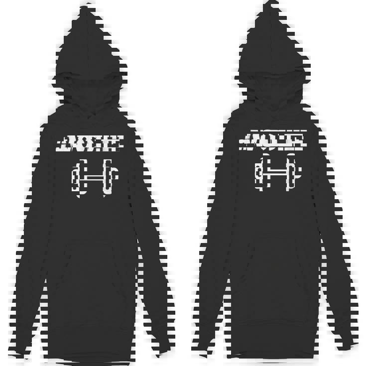 Wod ライフ クロストレーニング ボックス ウェイトリフティング フィットネス 楽しい パーカー