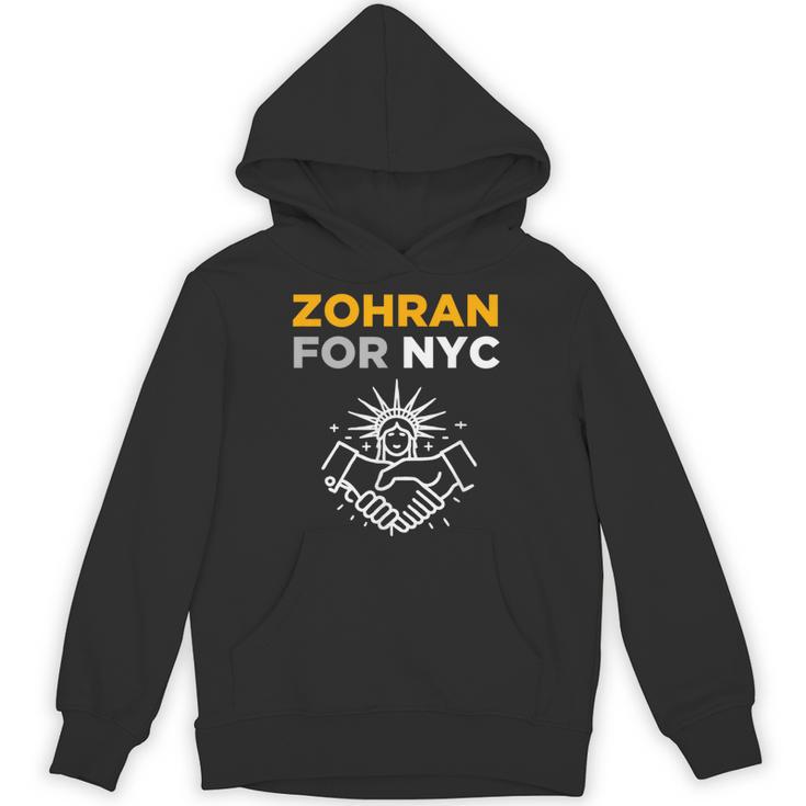 Sweat à Capuche 'Zohran Pour Maire De New York' - Coupe Classique - 241g - Col Tissé - Vêtement Militant/Collector