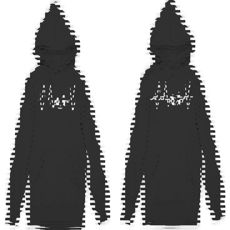 【Otto】心電図 ハートビート 夫好き おっと 夫婦お揃い 結婚祝い カップル ペアルック おもしろ ペア ネタ Hoodie