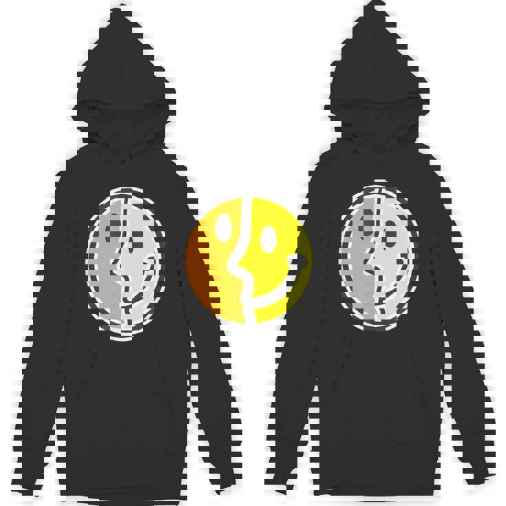 【ピカソ風】スマイル フェイス 笑顔（パロディ）キュビズム【スマイリー】ニコニコ 黄色 ポップ かわいい パーカー