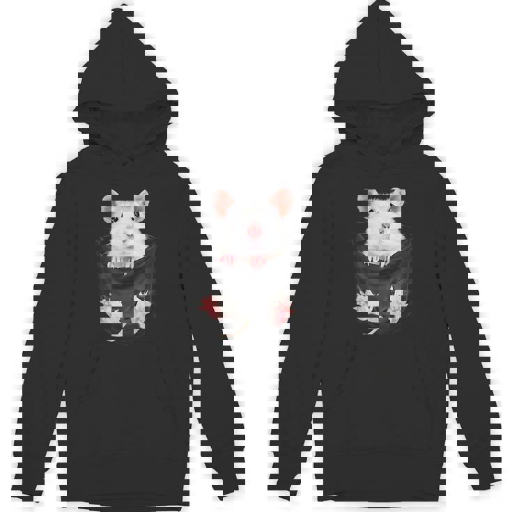 かわいいねずみポケットネズミ好き Hoodie