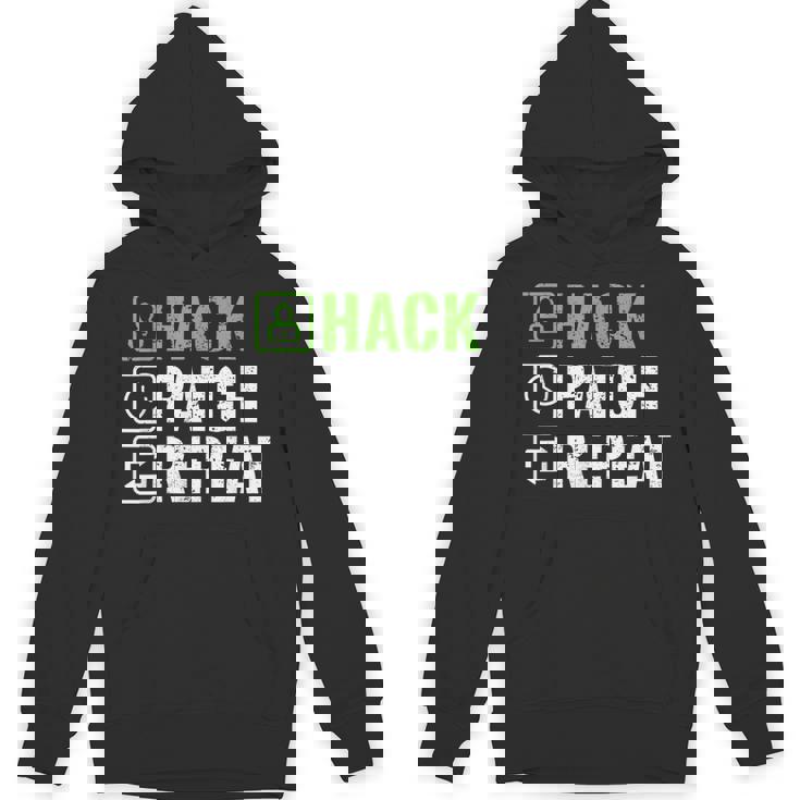 へのギフト ハック パッチ リピート エシカル ハッカー サイバーセキュリティ パーカー