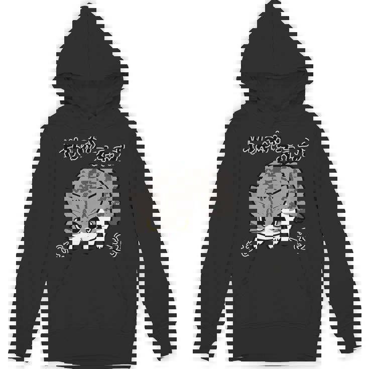 やんのかステップねこ キジ白長毛猫 かわいい 猫好き 動物 パーカー