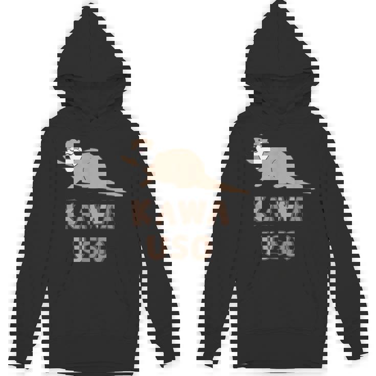 ゆるカワウソさん Otters オッターズ はろー”【No27】コツメカワウソ グッズ かわいい イラスト パーカー