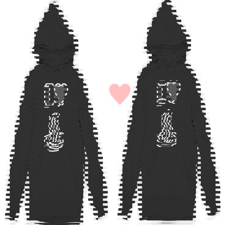 アイラブ・温泉 温泉マーク お風呂 銭湯 記号 お土産 旅行 ハート スタッフ メッセージ・面白 パーカー