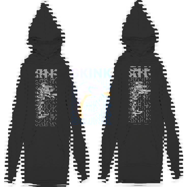 アオジタトカゲ 80 年代スタイルの爬虫類飼育者 トカゲの飼い主 パーカー