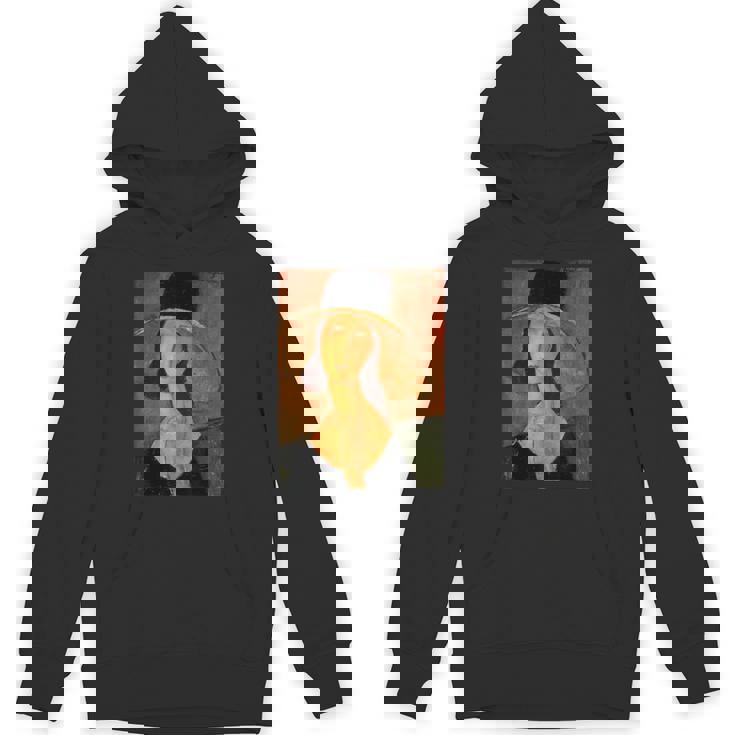 アメデオ モディリアーニのジャンヌ・ヘブターヌ 大きな帽子 パーカー