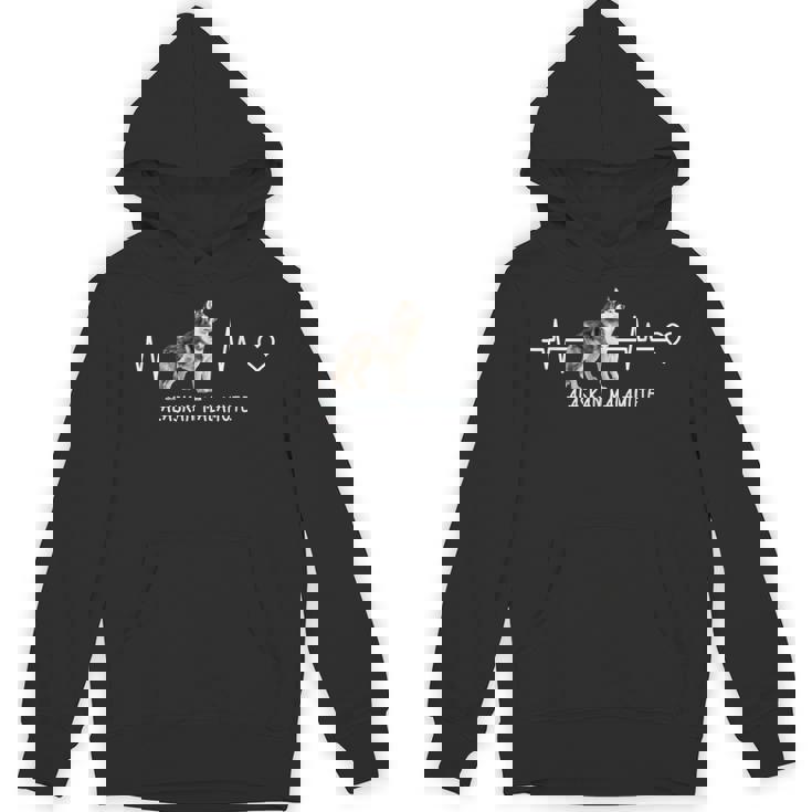 アラスカン・マラミュート・ハートビート パーカー