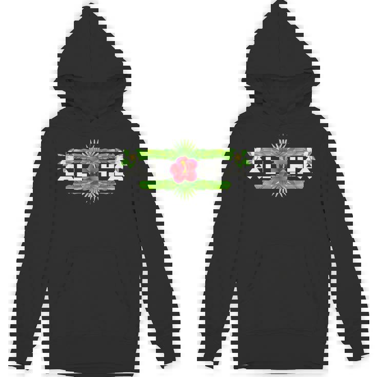 アロハ ハイビスカス フラワー トロピカルハワイアンデザイン パーカー