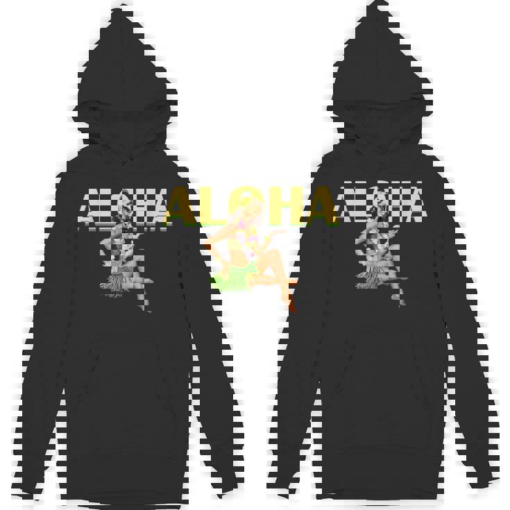 アロハ ハワイアン レトロ ヴィンテージ ピンナップガール ハワイ パーカー