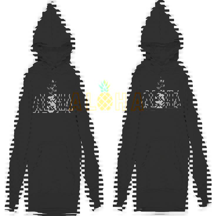 アロハ パイナップル ロゴ 文字 ハワイ レディース メンズ キッズ Hoodie