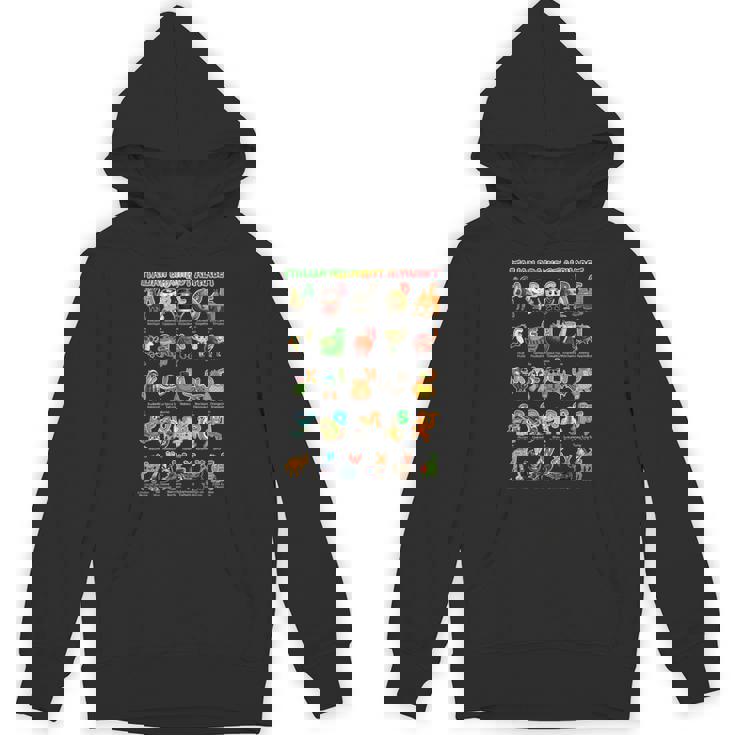 イタリアンブレインロットキャラクターの種類イタリアブレインロットアファベット パーカー