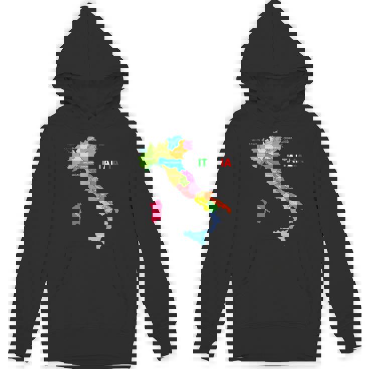 イタリア地図ブーツ 国旗 イタリア パーカー