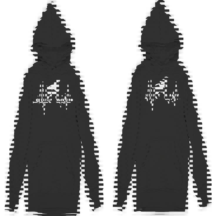 イタリア製グレイハウンド ハートビート ドッグラバー。 Hoodie