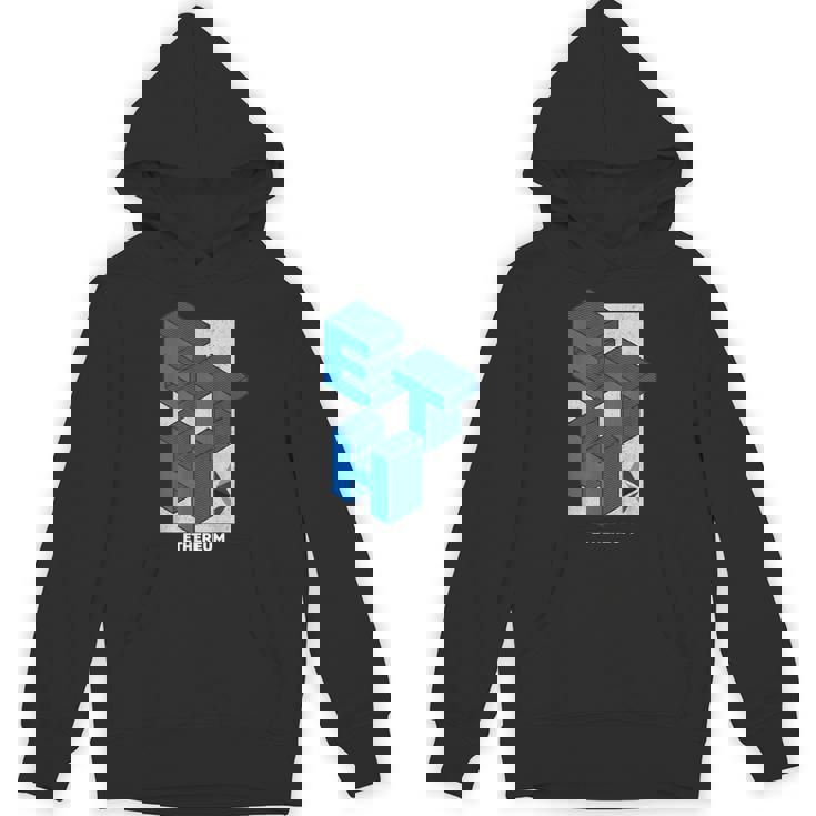 イーサリアム クリプトアイソメトリックテキスト Eth 暗号通貨シャツ パーカー