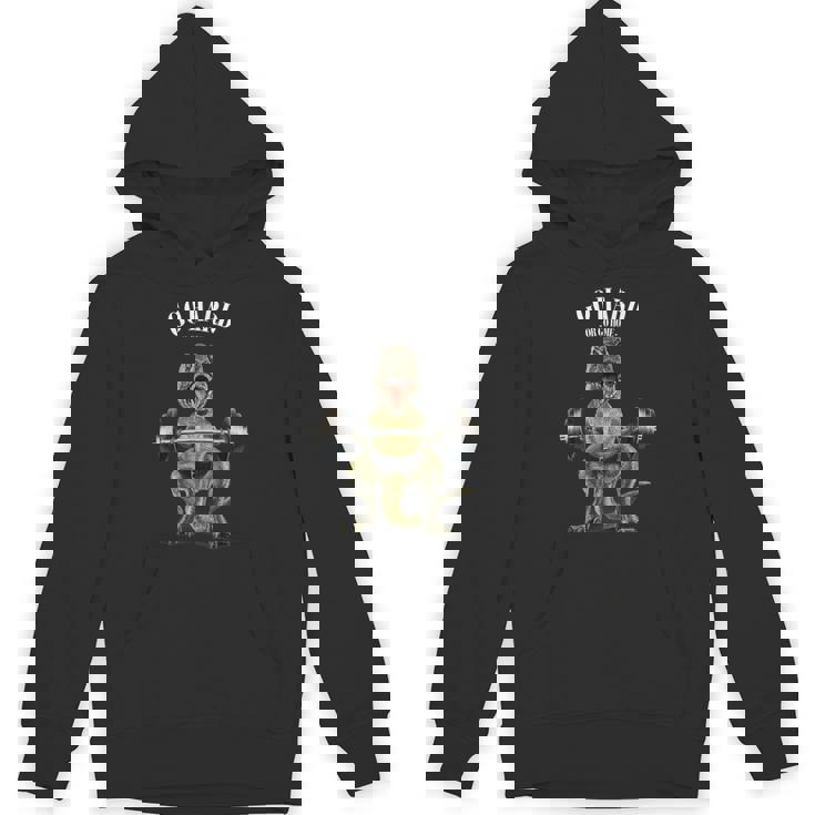 ウェイトリフティング 筋トレ バーベル やる気がないなら家に帰れ 恐竜 ティラノザウルス パーカー