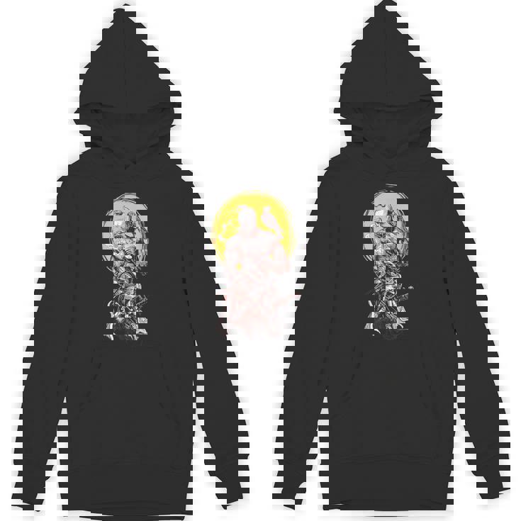 ウクライナのコサック戦士が剣を握り、ウクライナのために戦う パーカー