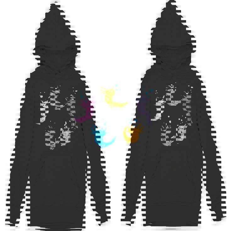 ウーパールートル メキシコウォーターサラマンダー カラフルなウーパールーパー パーカー