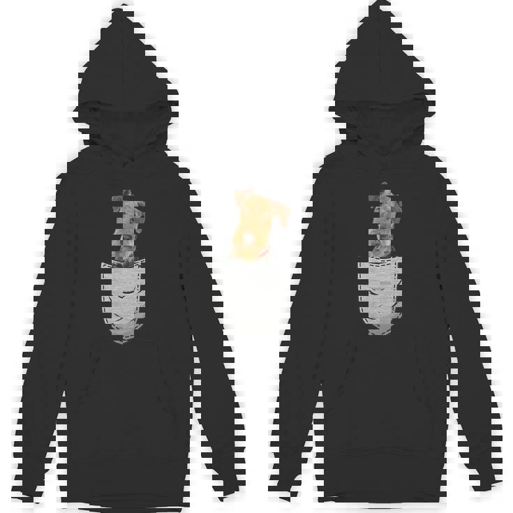 エアデールテリアウォーターサイドビングリーチェストポケットポケット パーカー