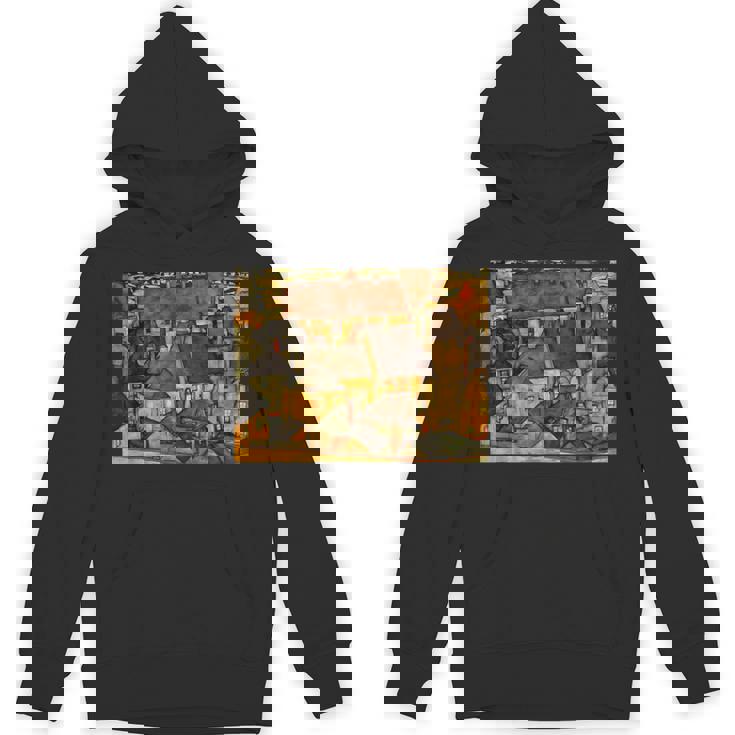 エゴン・シーレ作 イエロー・シティ 1914 パーカー