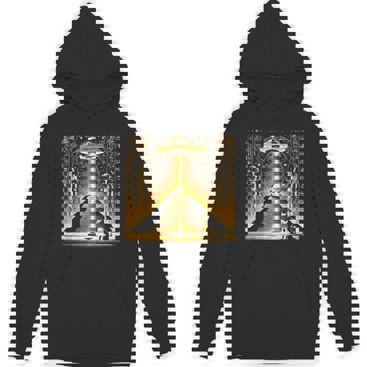 エジプトピラミッドufo猫と光エネルギー Egypt Ufo Pyramid Beam パーカー