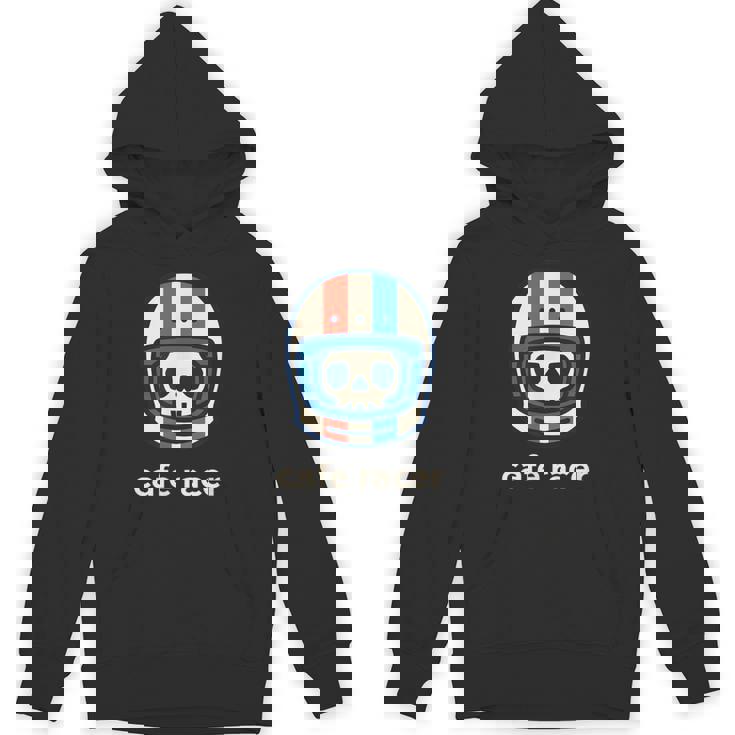 カフェレーサー トレンディ シンプル ヘルメット デザイン バイク パーカー