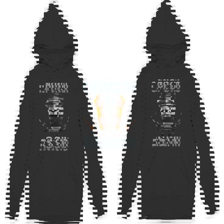 カプチーノ アサシーノ ブレイン レッド パーカー