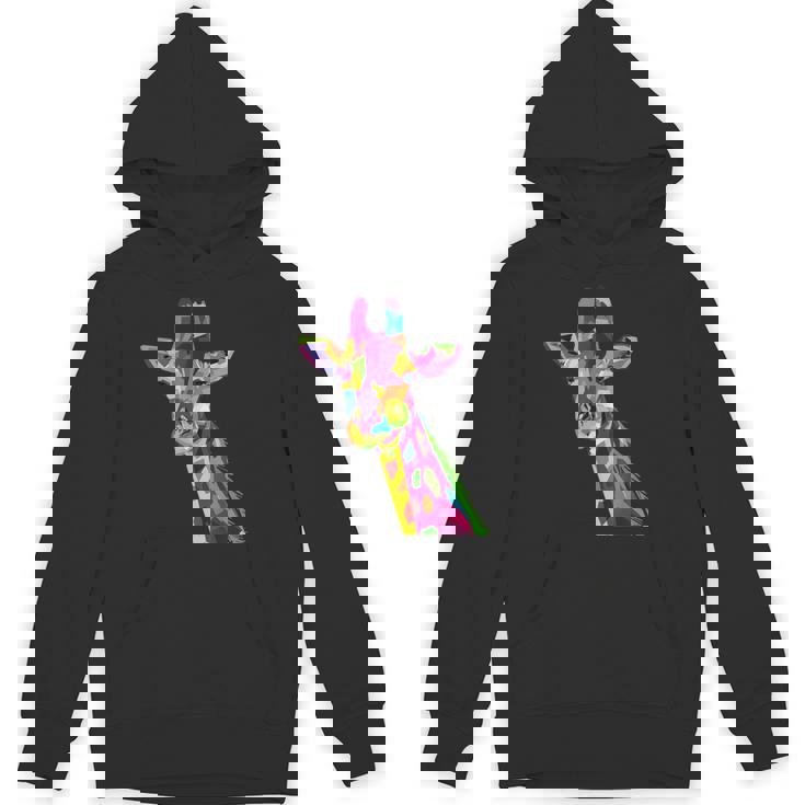 カラフルなキリン愛動物愛キリン Hoodie