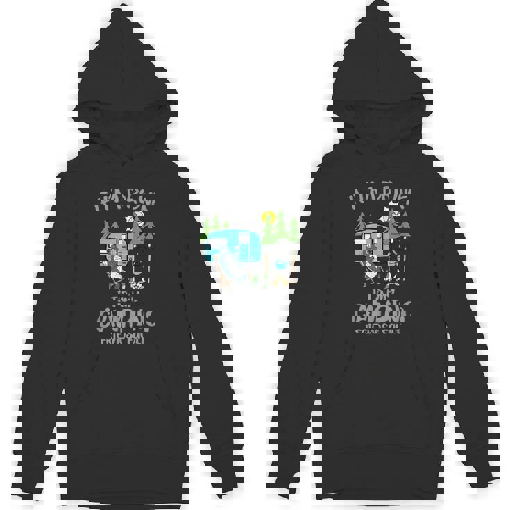 キャンプ 面白い キャンピング 楽しい キャンプファイヤー キャンピングカー 旅 Hoodie