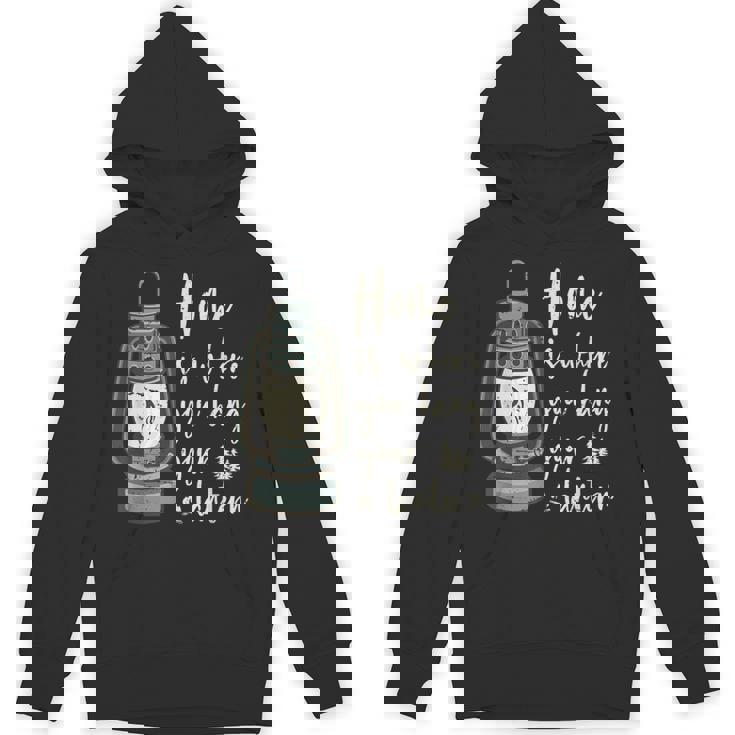 キャンプランタン 面白いキャンプ アウトドア用 ビンテージ パーカー