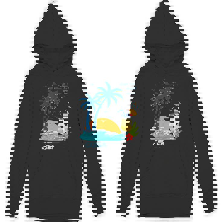 キューバ 熱帯の風景 ハバナ ギフト お土産 カリブ海 ヤシの木 冒険 パーカー