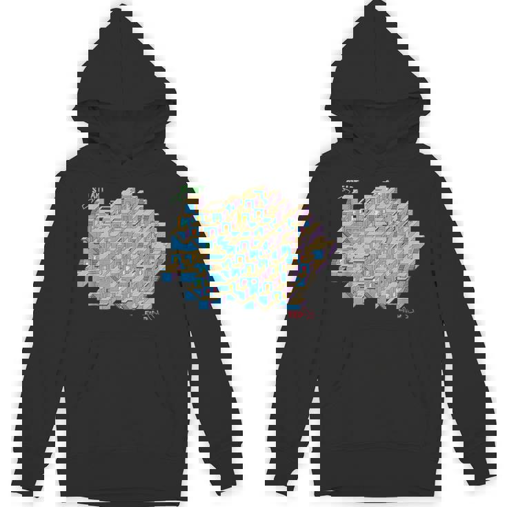 キューブ 迷路&迷路 パーカー