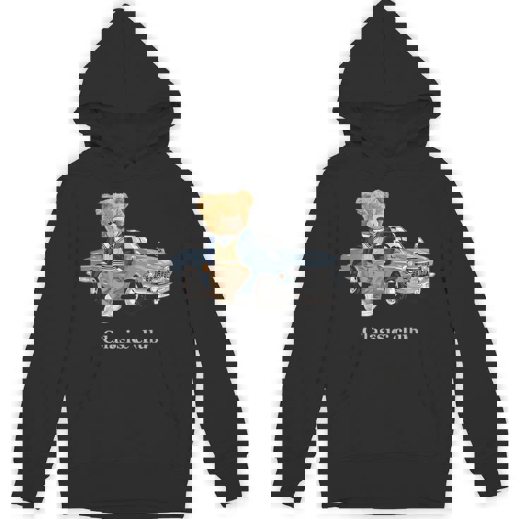 クラシックカーがかわいいテディベア。 パーカー