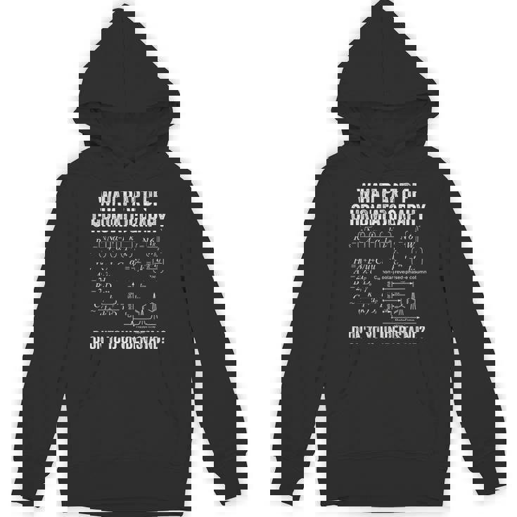 クロマトグラムとフォーミュラでクロマトグラフィーを理解する Hoodie
