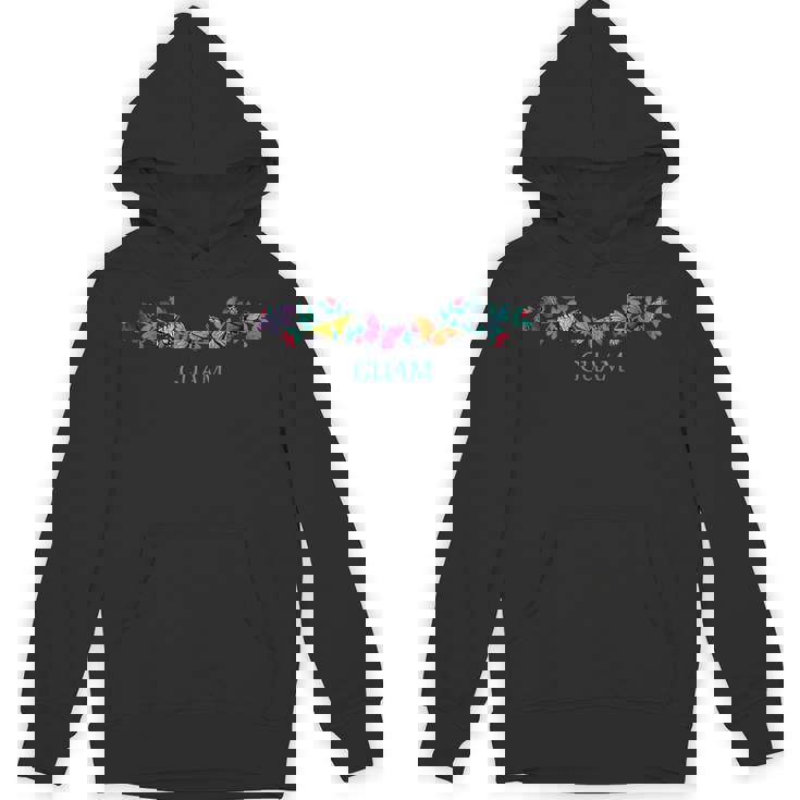 グアム お土産 蝶 花 グラフィック Hoodie