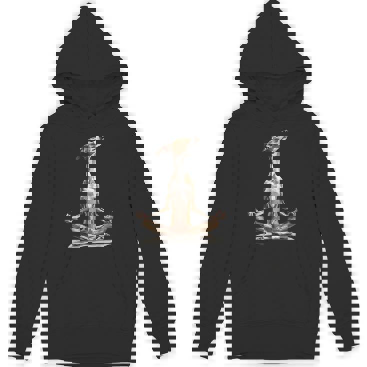 グレイハウンド ドッグ ヨガ パーカー