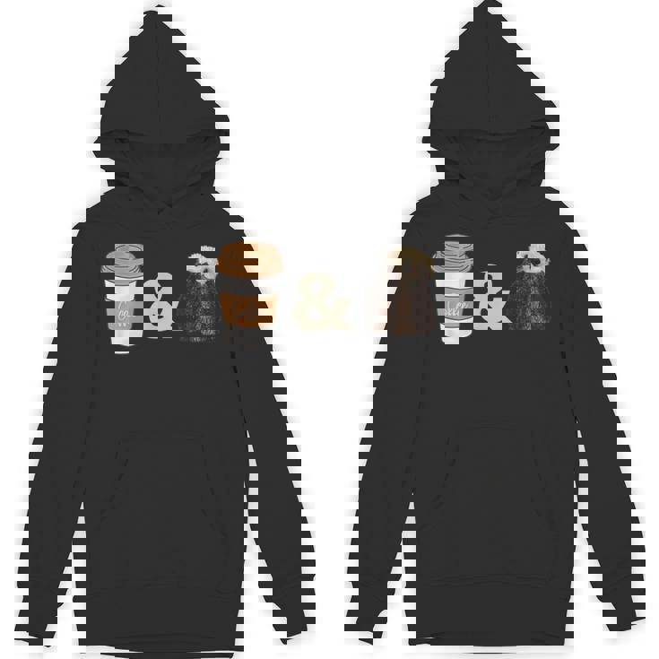 コーヒーとかわいいラッコ パーカー