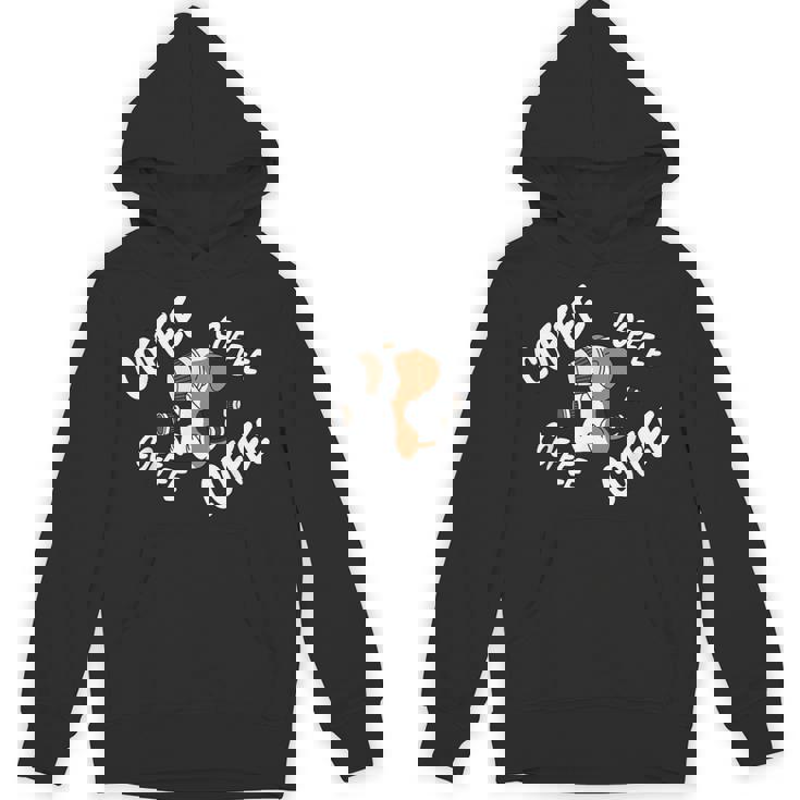 コーヒービーグル犬 パーカー