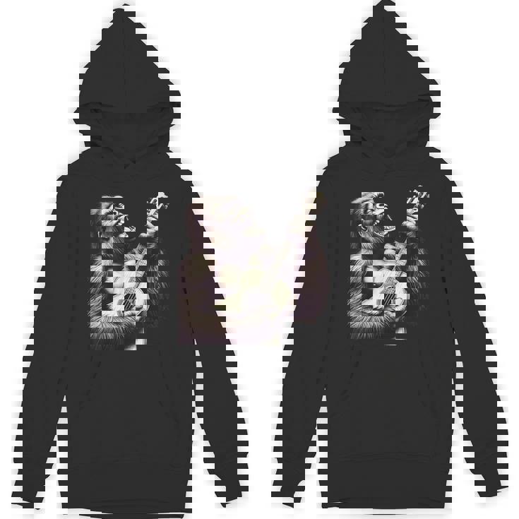 ゴリラ 演奏 ギター 面白い ロック 音楽 ギター ゴリラ パーカー