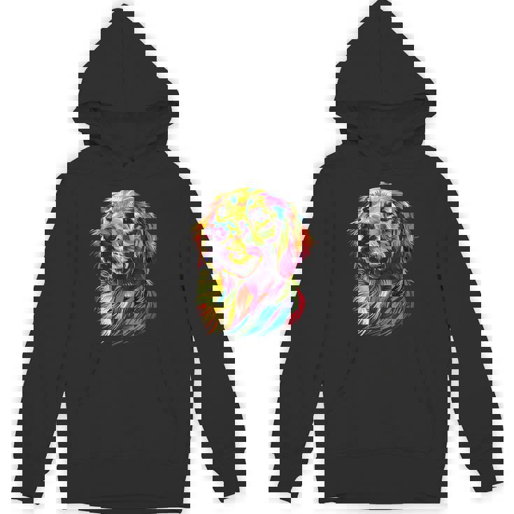 ゴールデン・レトリーバー 犬 カラフル ポップアート 犬好き パーカー