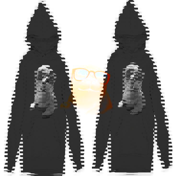 サングラスをかけたアザラシ かわいいアザラシ パーカー