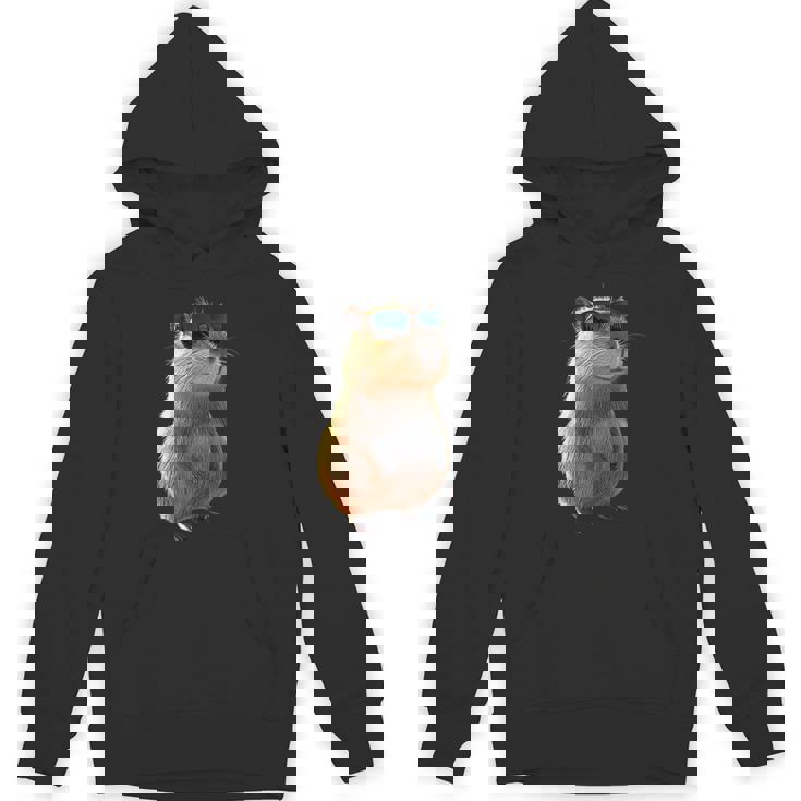 サングラスをかけたカピバラ Be Capy カピバラ げっ歯類 Capybara パーカー