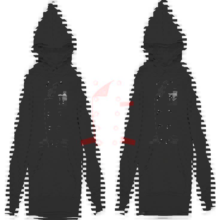 シェフ クックシャツ ファニー フーディ フェイク ユニフォーム ジャケット コスチューム パーカー