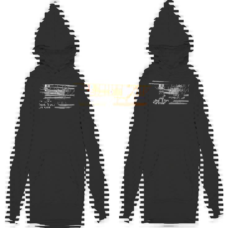 ショートフォルダー イギリス Ww1 複葉機 水上機 ボンバー図 Hoodie