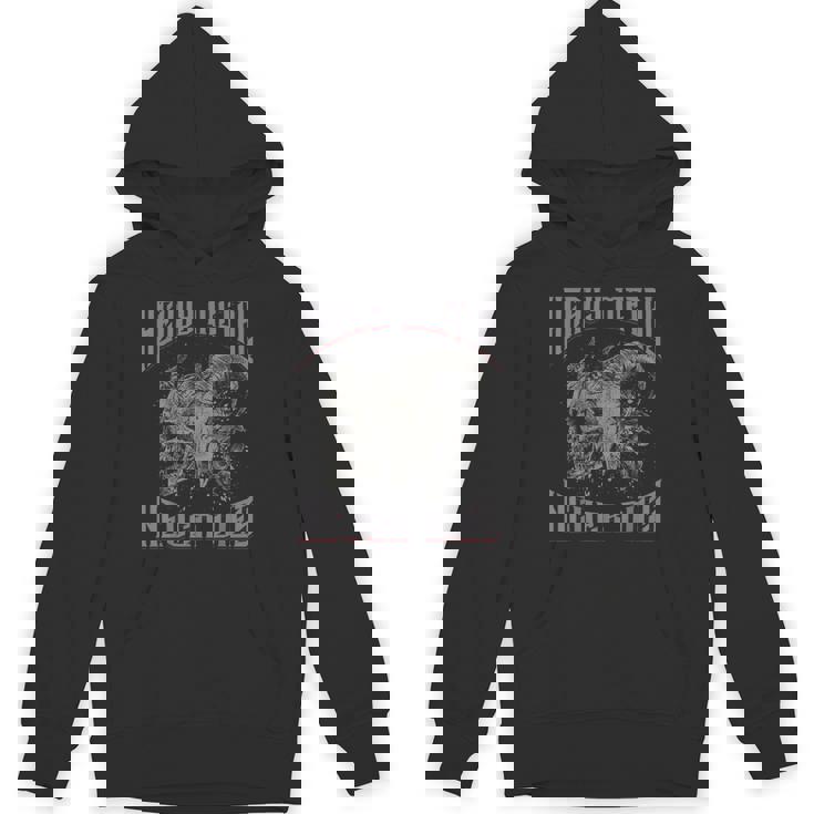 スカル＆バフォメット ヘビーメタル Hoodie