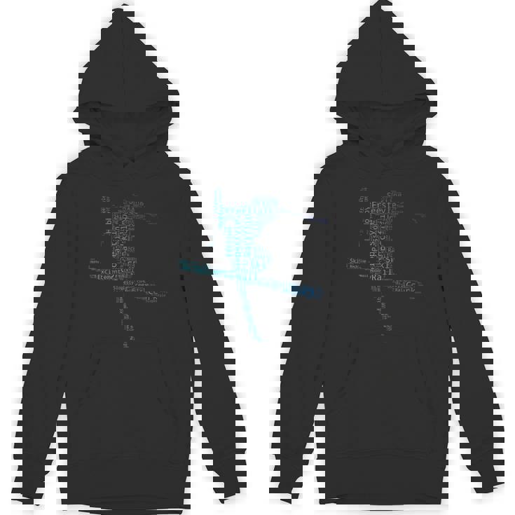 スキー フリースタイル 子供用 スタントスキー 男の子 男性 スキーヤー パーカー